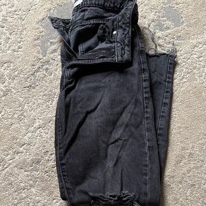 GARAGE DENIM Black Jeans Vintage Straight